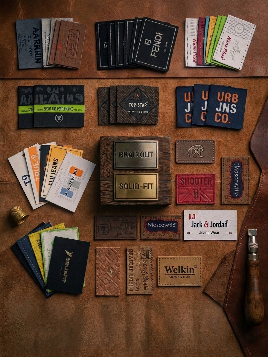 Leather Patch Label Showcase
